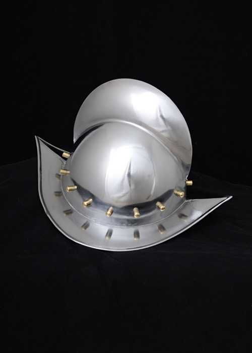 Niemiecki hełm Morion, stal 1,2 mm