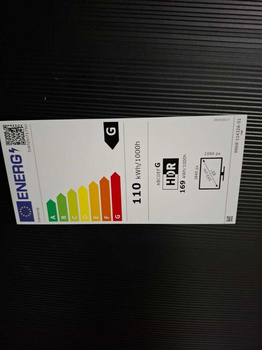 Samsung 65" 4K Smart TV TU65DU7175U - Para Reparação ou Peças