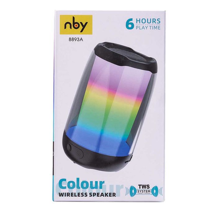 Портативная колонка Pulse 4 mini BT/TF/FM/TWS/AUX/USB с подсветкой