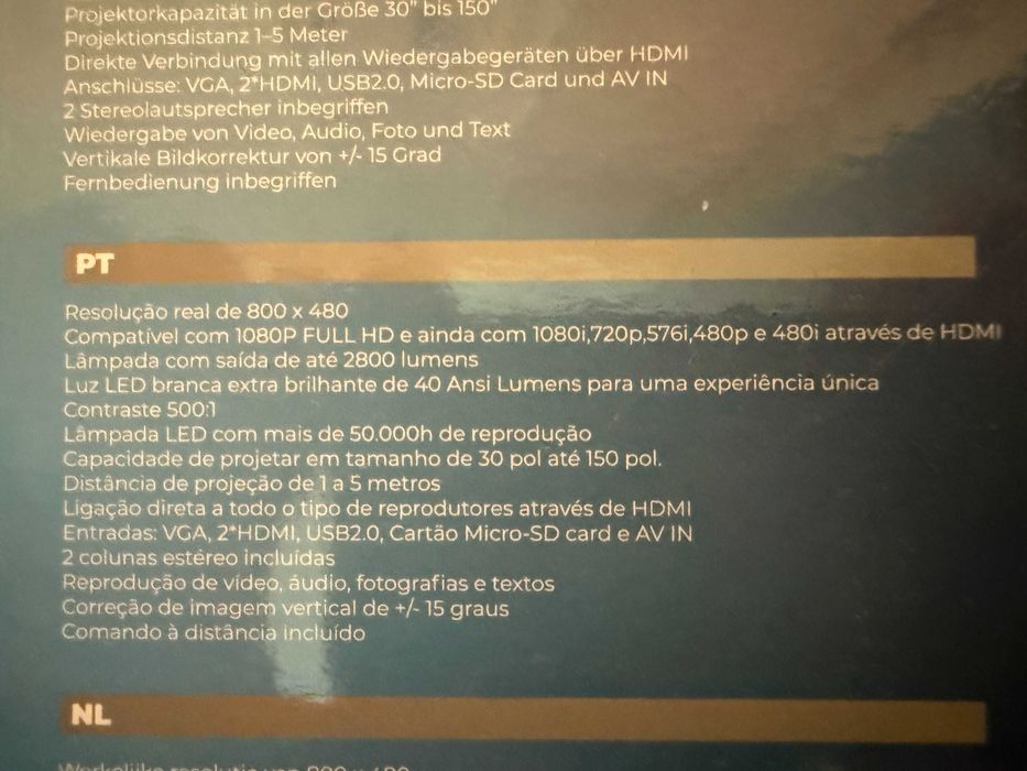 Projector Goya P2064550446529539122