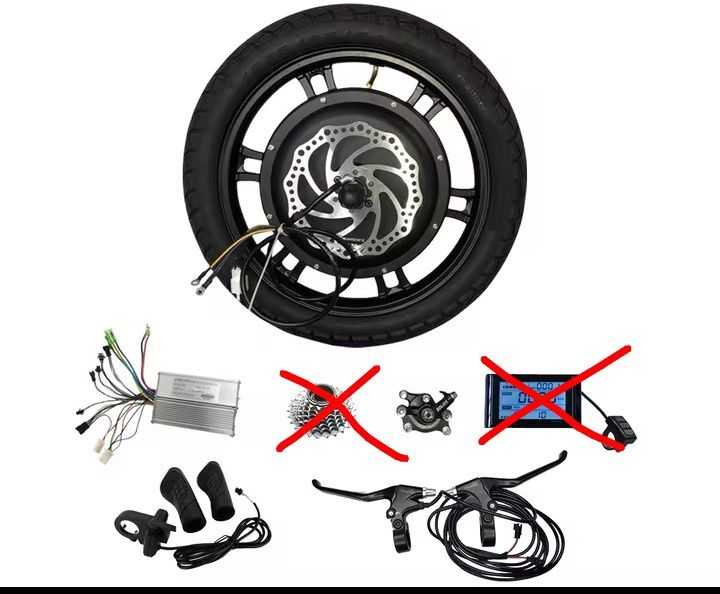 Kit e bike 250 watts numero road 20 com bateria