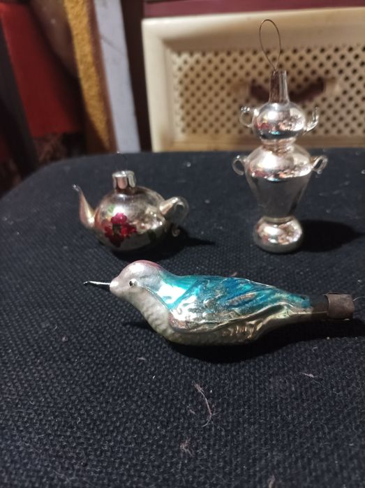 Ялинкові прикраси ссср скло