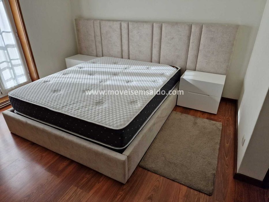 Cama de Casal Estofada - Fabricamos todas as medidas e cores.