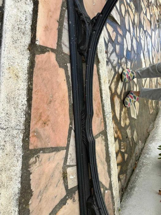 Espelho Preto Design Elegante Ideal para espaços grandes