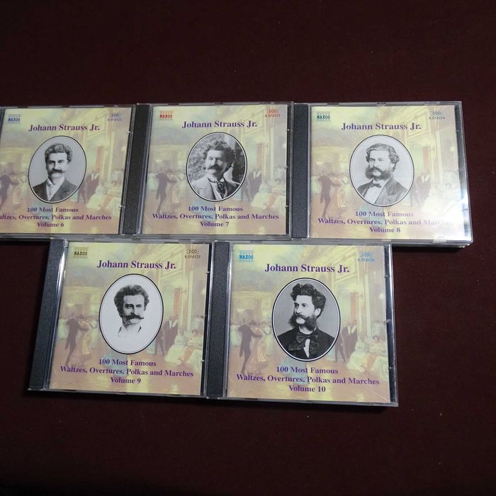 Johann Strauss Jr.-Colecção de 10 CDs
