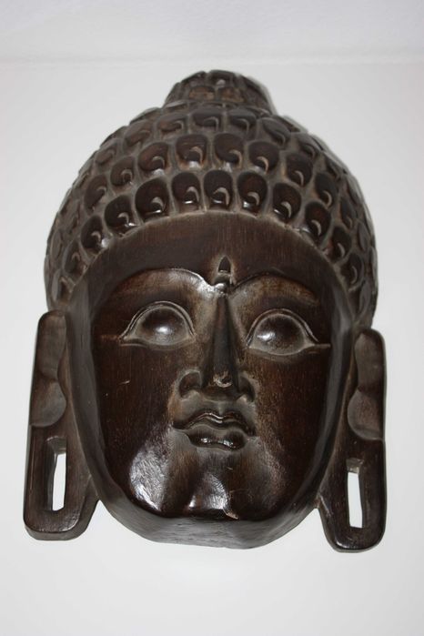 BUDDHA Máscara madeira maciça OPORTUNIDADE