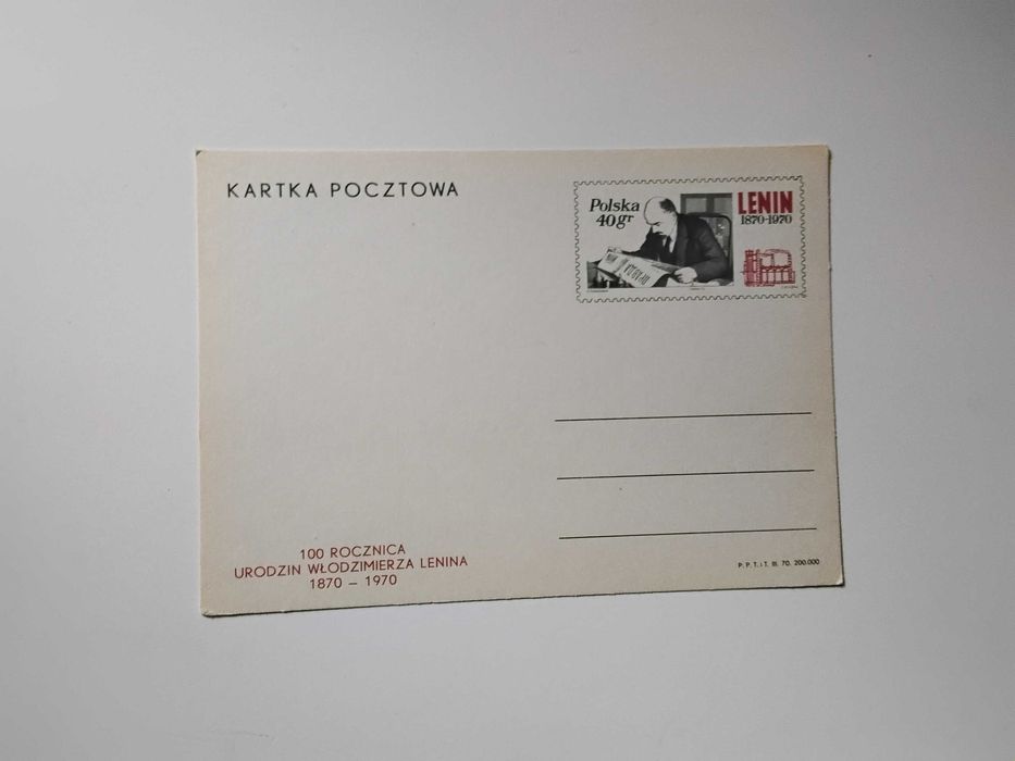 100 rocznica urodzin W. Lenina