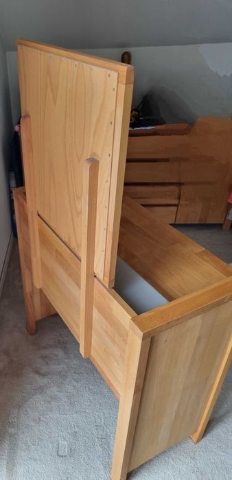 Toaletka lite drewno buk