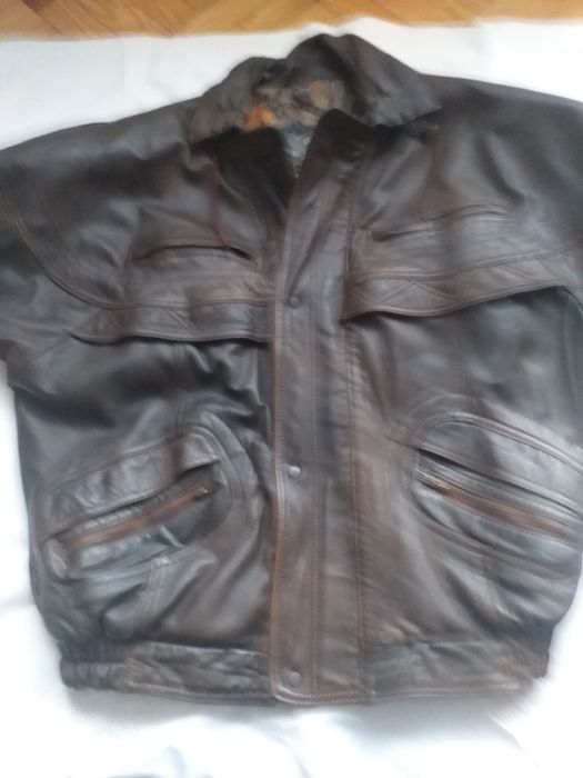 Skórzana kurtka męskia turecka vintage