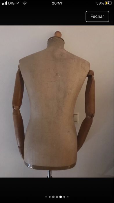 Manequim masculino antigo Tailor’s NY