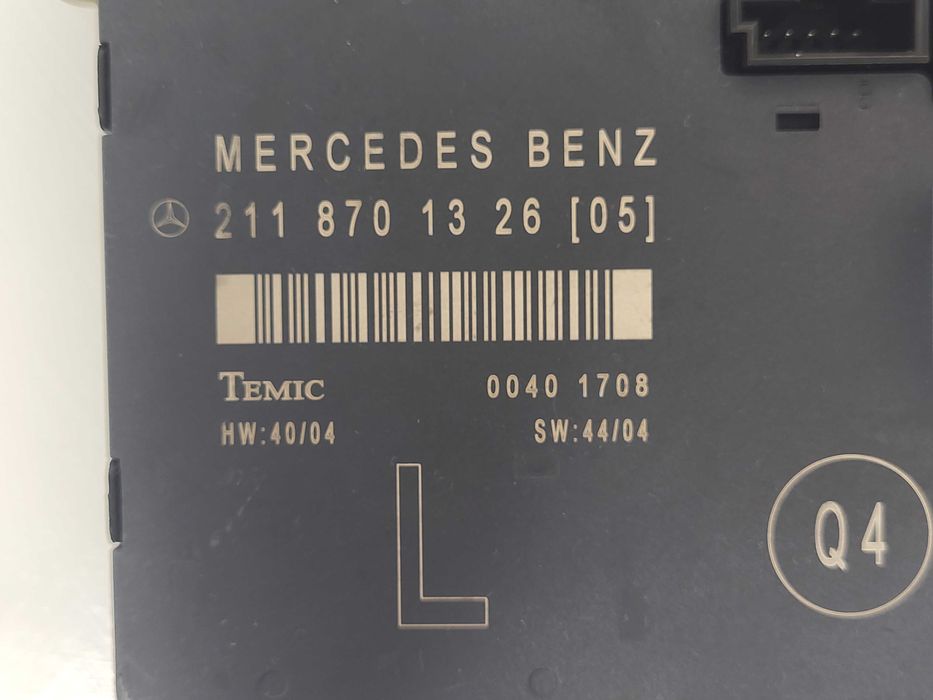 Módulo de comando da porta dianteira esquerda para Mercedes-Benz E