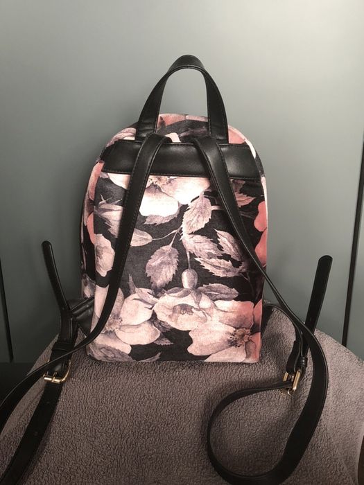 Plecak New Look Vanessa Floral Pink, mini róż