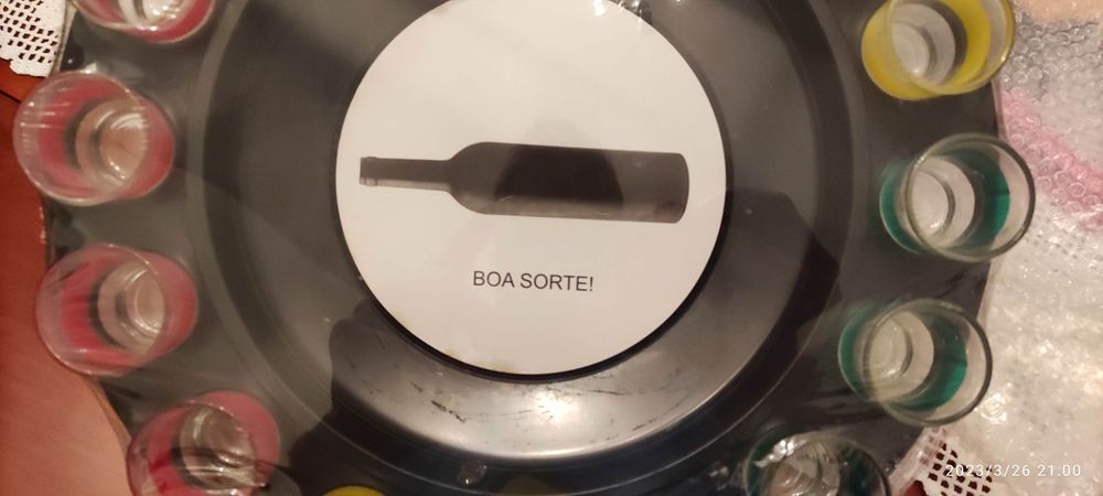 Jogo roleta russa bebidas shots