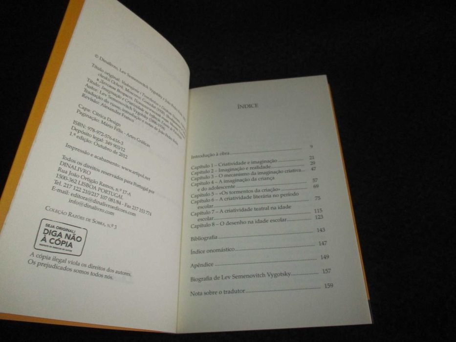 Livro Imaginação e Criatividade na Infância Lev Semenovitch Vygotsky