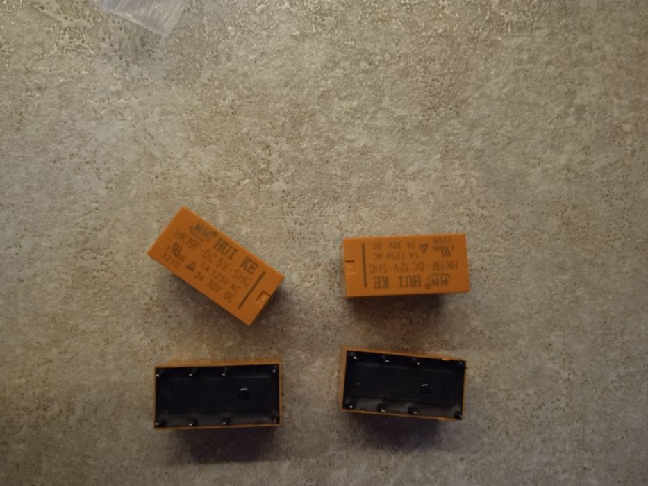 Реле електромагнітні на 5 вольт ,12 вольт