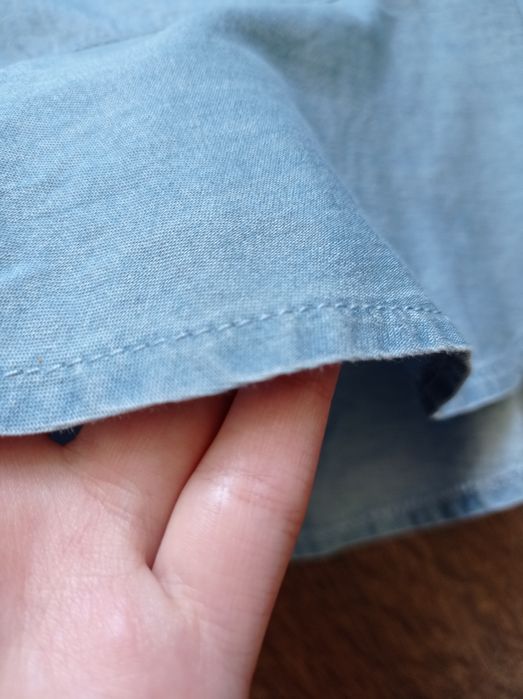 Новая джинсовая юбка с воланом Sinsay xs s m