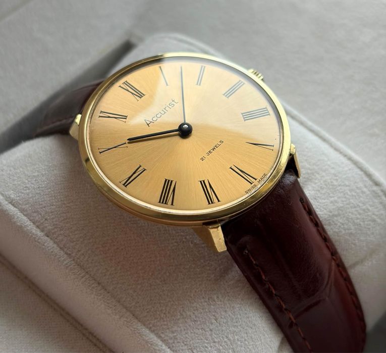 винтажные классические мужские часы Accurist Швейцария omega tissot longines AP swatch rolex