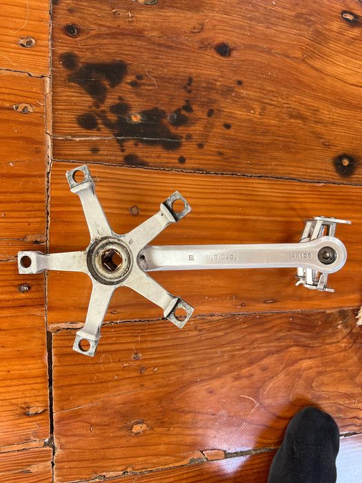 Bianchi - crank sem par para bicicleta estrada vintage