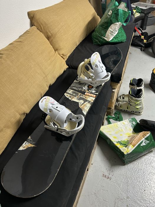 Prancha snowboard Burton+ saco prancha nitro