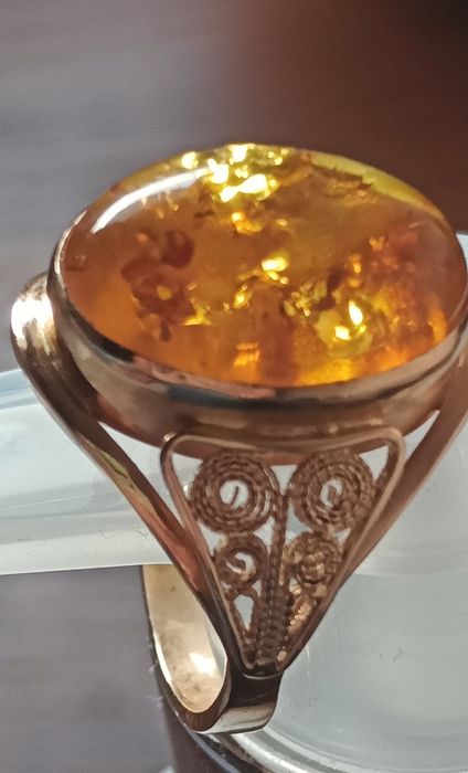 Imago Artis złoty pierścionek r.22