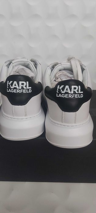 NOWE ORYGINALNE sneakersy białe KARL LAGERFELD trampki 37