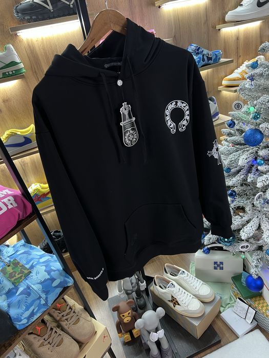 Худі Chrome Hearts Horseshoe Logo Black