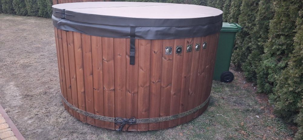 Nowa balia ogrodowe z jacuzzi ruska bania