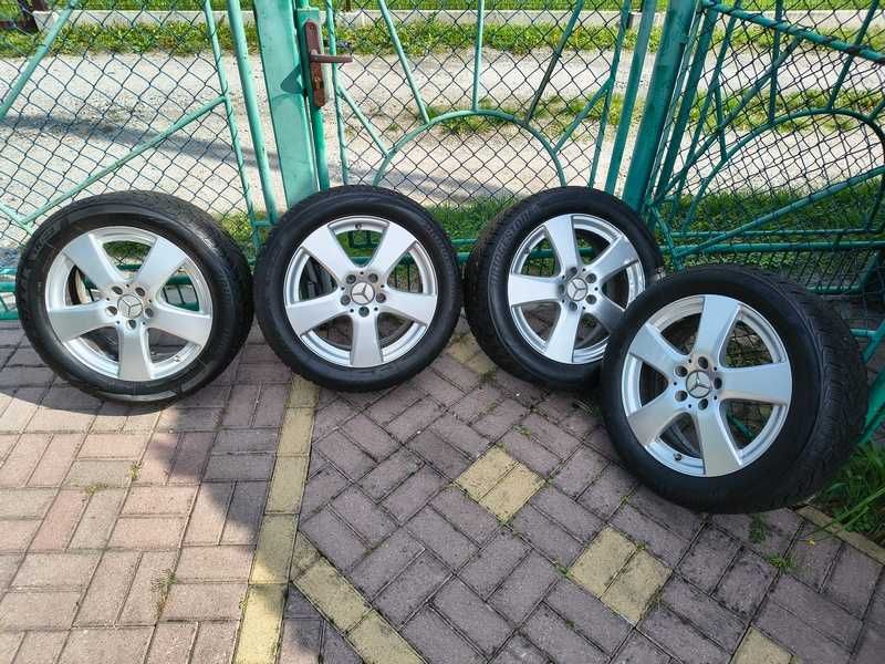 Koła Mercedes Z Oponami Zimowymi Bridgestone 225/50 R17