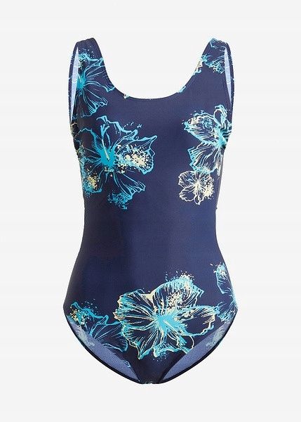 B.P.C kostium jednoczęściowy granatowy we wzory r.48