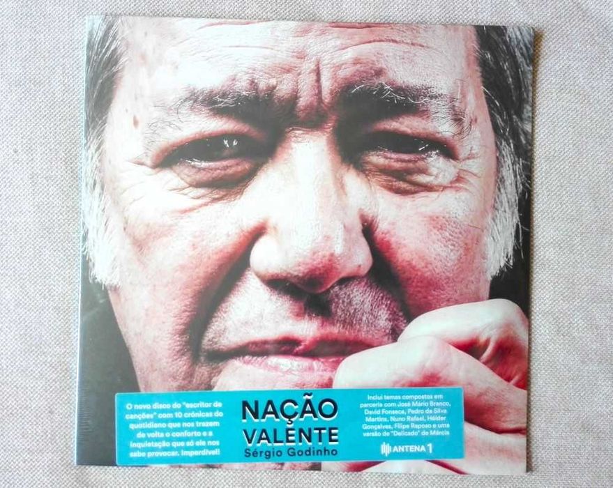Disco de Vinil Sérgio Godinho ‎- Nação Valente (Novo Selado)
