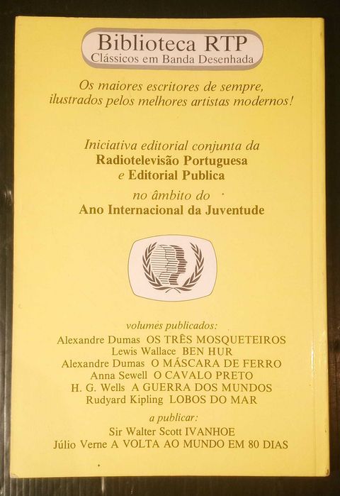 Livro BD Lobos do mar - Biblioteca RTP