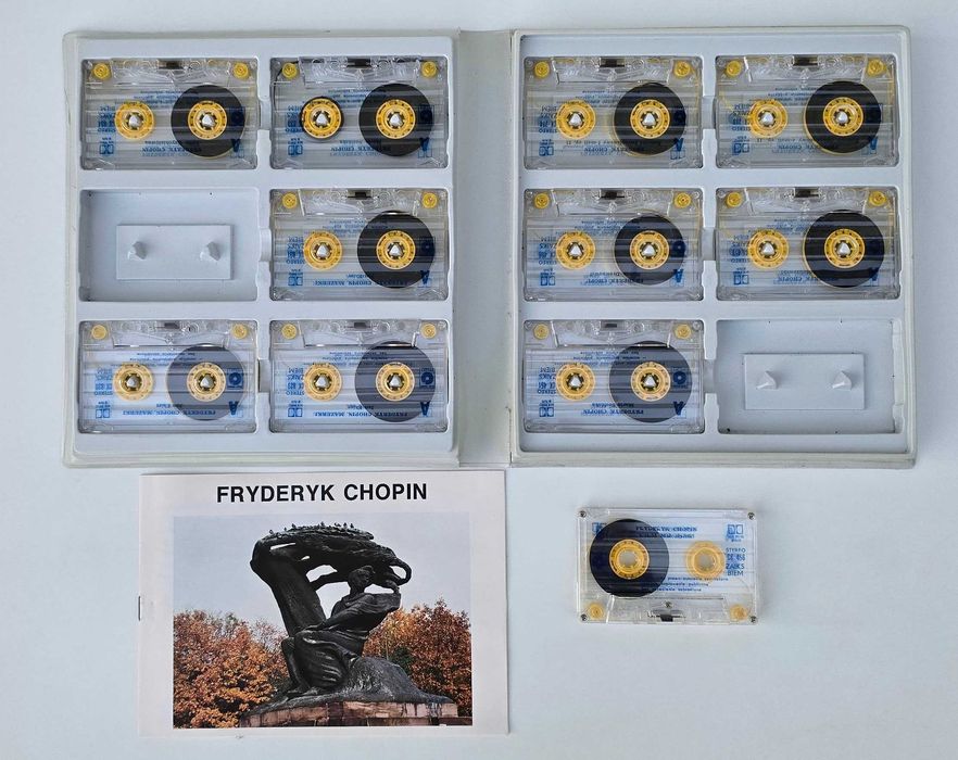 Kasety audio box Fryderyk Chopin (Muza 1990)