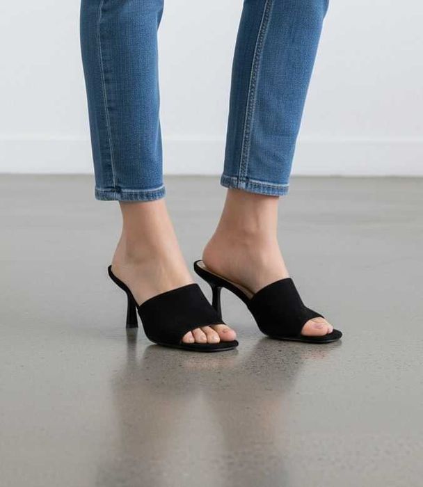 New Look eleganckie buty na obcasie czarne rozm. 38