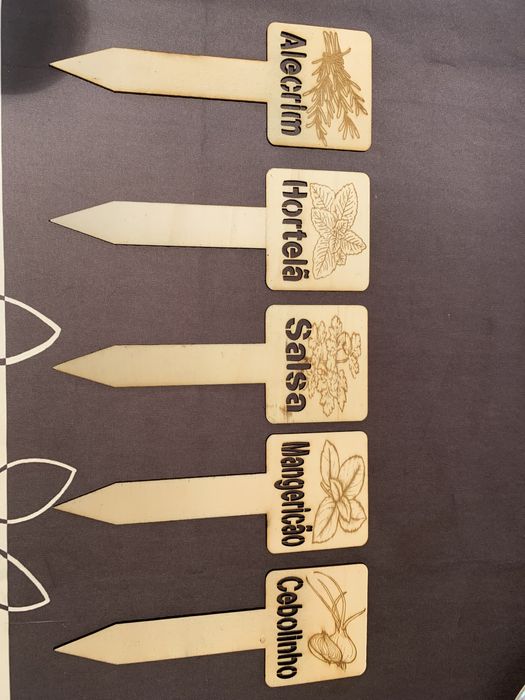 Placas identificativas para Horta Caseira