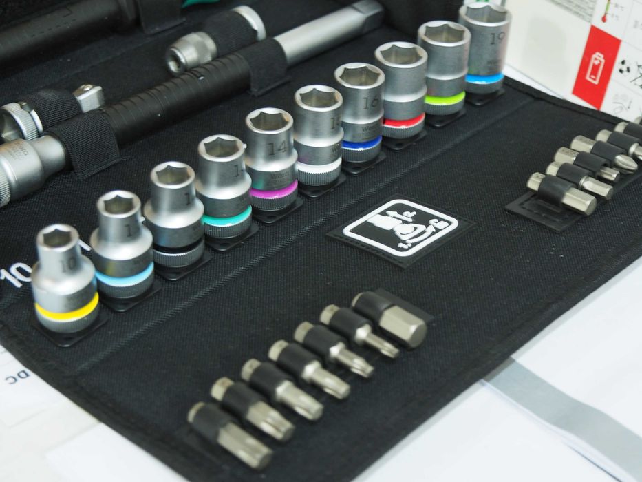 Zestaw kluczy nasadowych WERA 8100 SC 9 Zyklop 1/2'' grzechotka 28szt