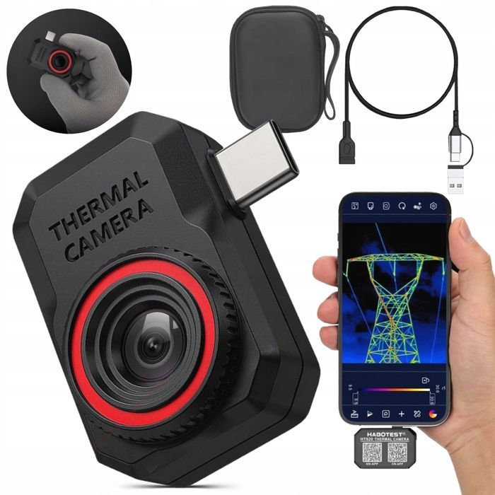 Mini Kamera Termowizyjna Aplikacja Android Usb-c Na Telefon -15 +600