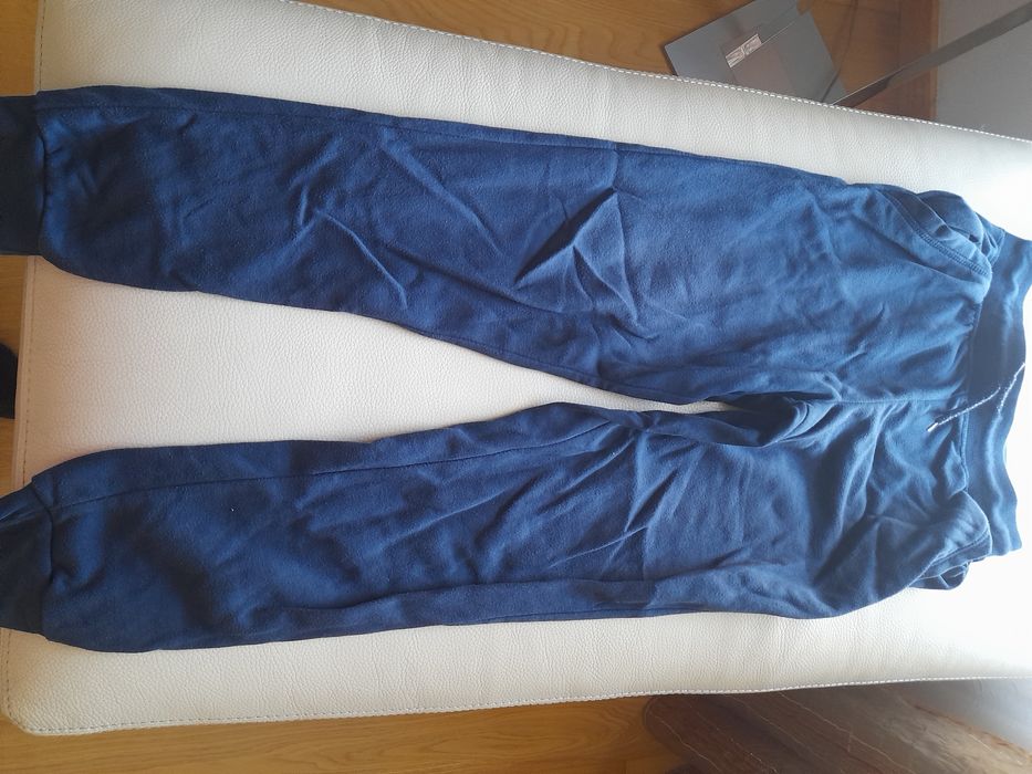 Calças fato de treino azul