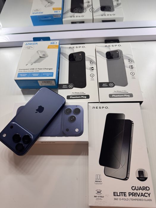 iphone 17 pro deep blue 256gb stan idealny nowy !!!