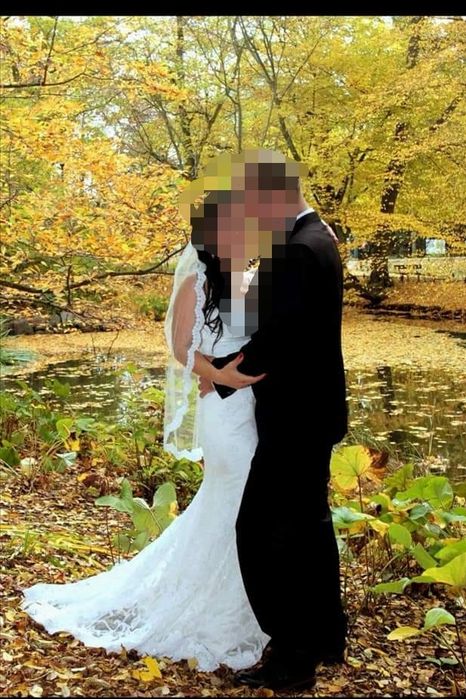 Koronkowa suknia ślubna