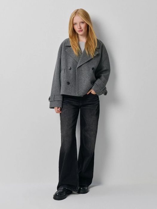 Пальто куртка жакет напівпальто House, з шерстю, S 36 розмір