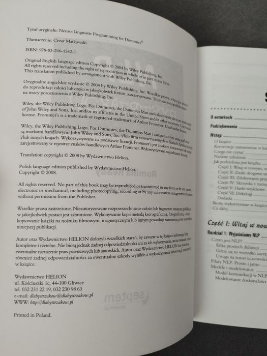 Książka NLP dla bystrzaków - Romilla Ready, Kate Burton