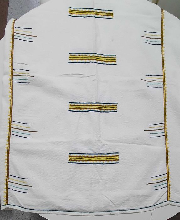 Lote 3 toalhas mesa linho antigo tear VINTAGE