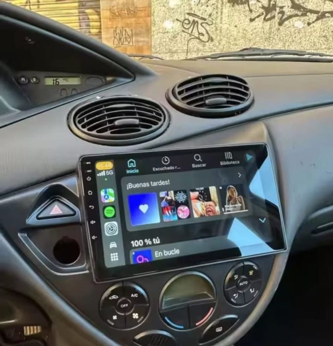 Radio 2 DIN Android  9 " Ford Focus Mk1+ Carplay + GPS + 4 GB RAM + 64