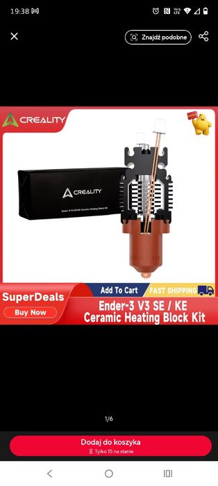 Drukarka 3d creality ender 3 v3se