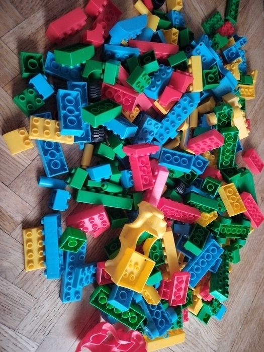 Klocki Wader jak lego duplo 260 sztuk