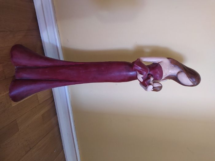 Boneca cerâmica - Decoração