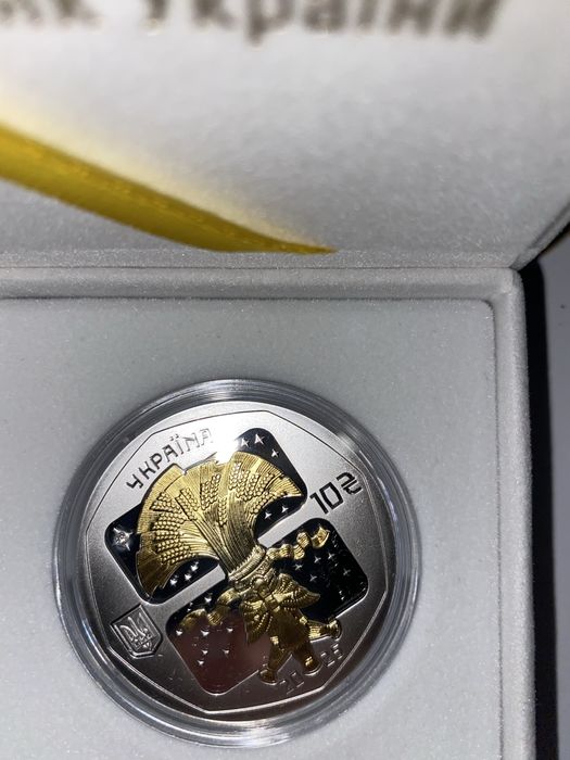 Дух Різдва. Срібна, памʼятна монета.