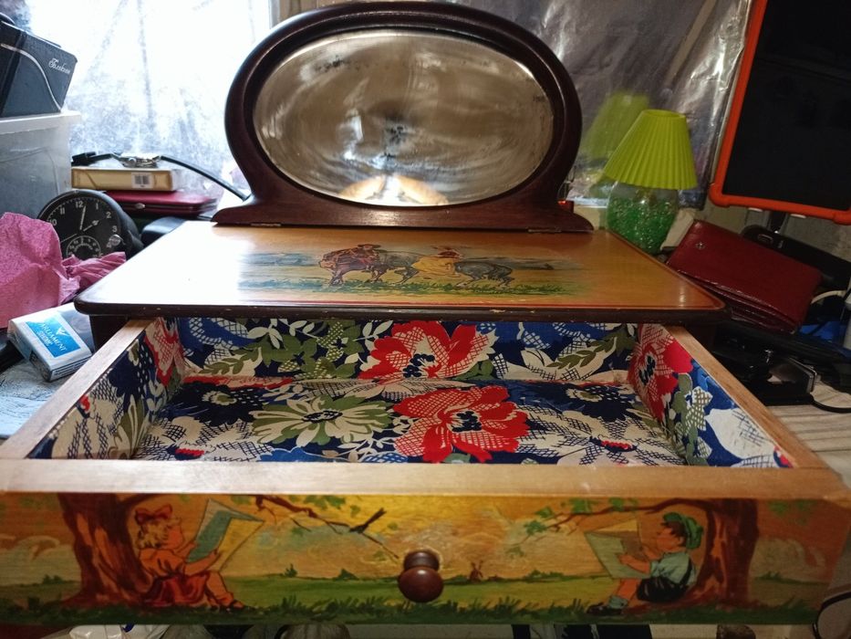 Шкатулка-комод. Винтаж.