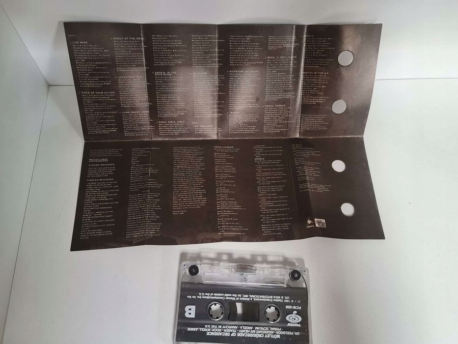 Decade Of Decadence '81-'91 Mötley Crüe Kaseta *