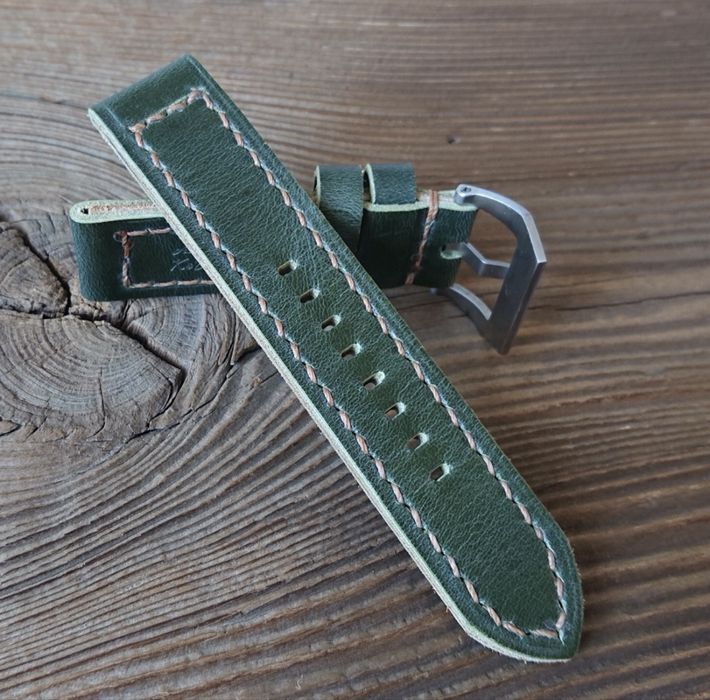 Pasek do zegarka Panerai ręcznie robiony skóra naturalna handmade